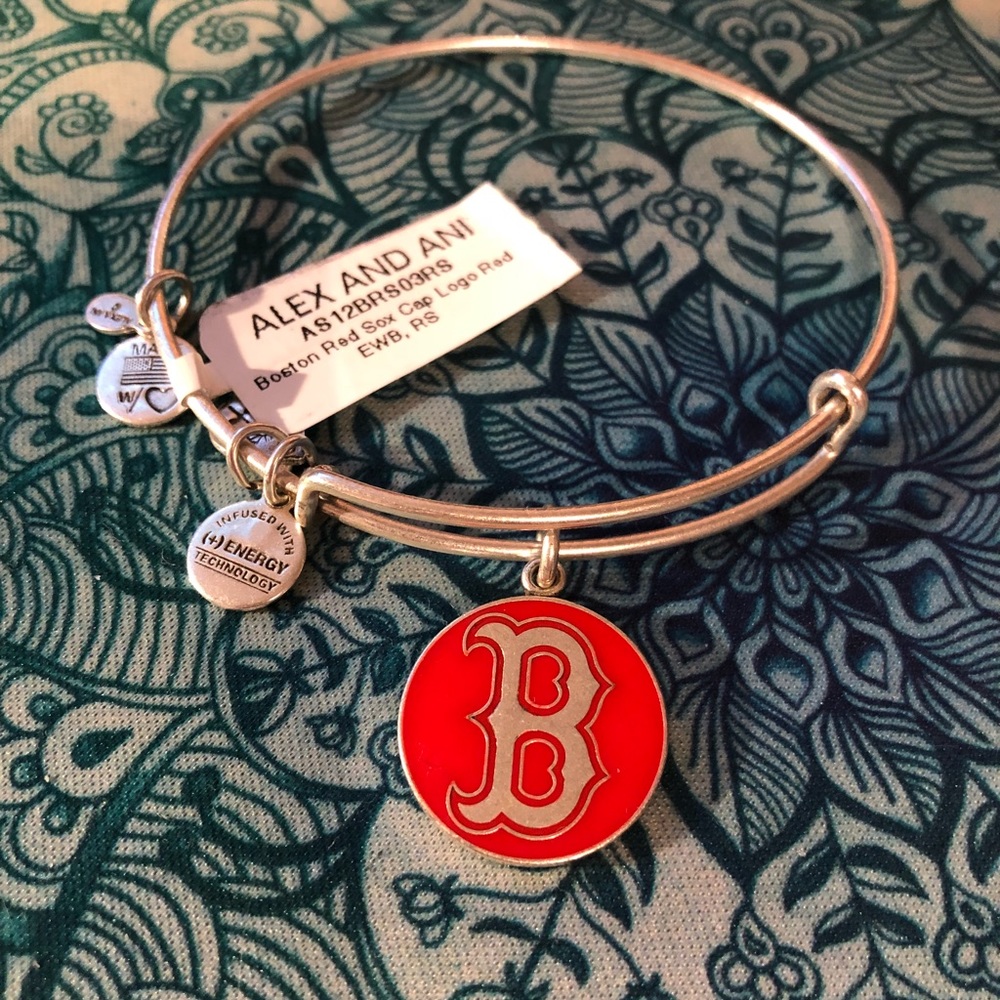 NWT Alex and Ani Red Boston Red Sox Cap Logo